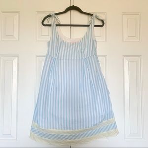 Lilly Pulitzer Blayne stripe dress blue white 4